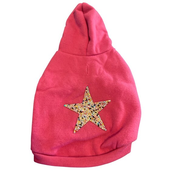 Lot of 4 Small Dog Clothes Robe Sweatshirt Sweater Tutu Dress - Picture 2 of 10